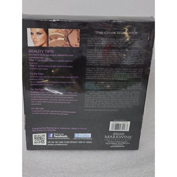 The Color Workshop Drama Queen 20-Piece Complete Makeup Set Eyeshadow Lipstick - Picture 2 of 2